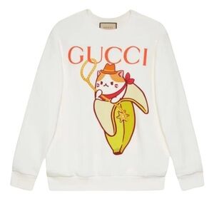 Gucci x Bananya Logo Printed Sweatshirt